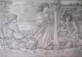 Chant dAmour dibujando al prerrafaelita Sir Edward Burne Jones